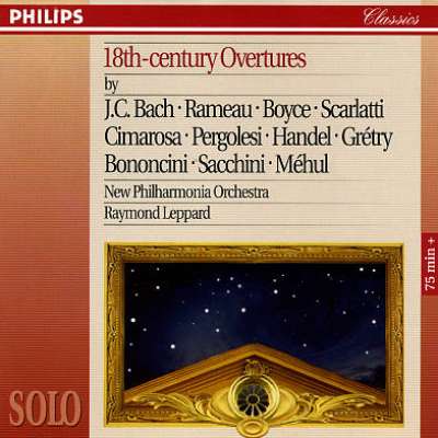 18th - Century Overtures, Raymond Leppard