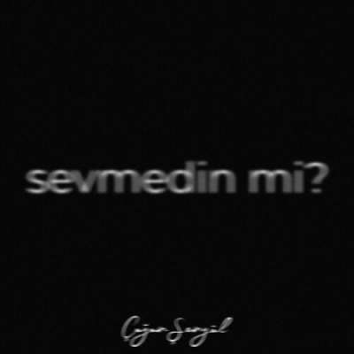 sevmedin mi?