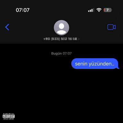 senin yüzünden