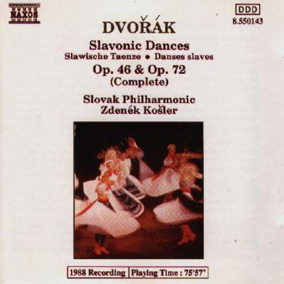 Slavonic Dances, Op.46, B 172 - No.3 in A Flat