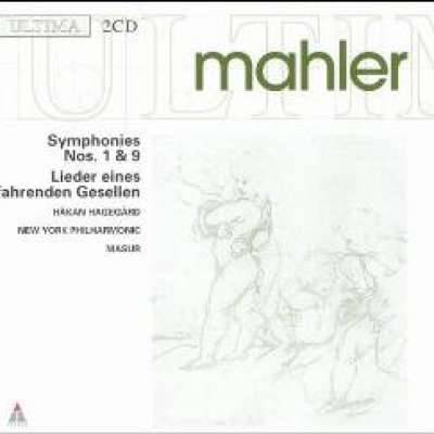 Mahler: Symphonies 1 and 9, Etc / Masur, Hagegard