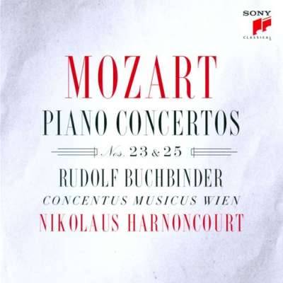 Mozart Piano Concertos Nos. 23 and 25 Rudolf Buchbinder, Concentus Musicus Wien / Nikolaus Harnoncourt