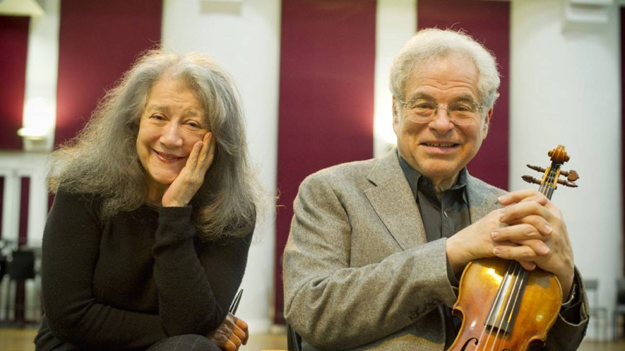 Itzhak Perlman and Martha Argerich