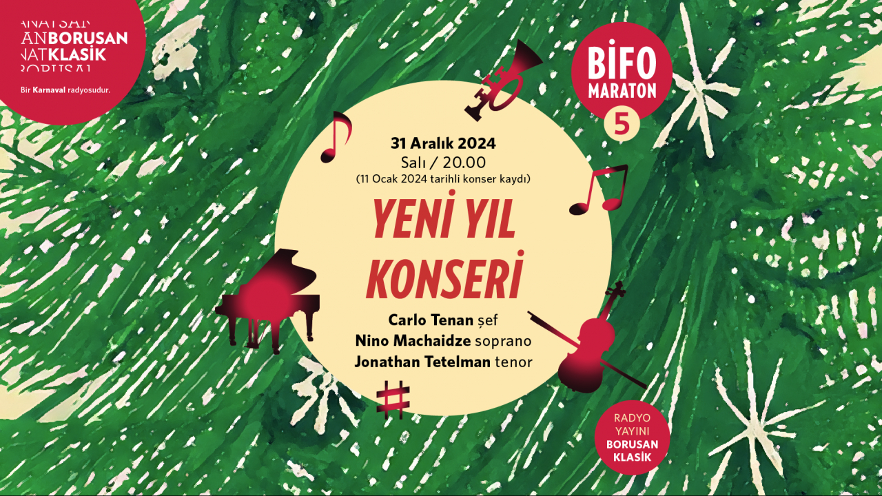 BİFO MARATON 5 - 3. KONSER RADYO YAYINI - YENİ YIL KONSERİ (11 Ocak 2024 Prş - Zorlu PSM Turkcell Sahnesi)