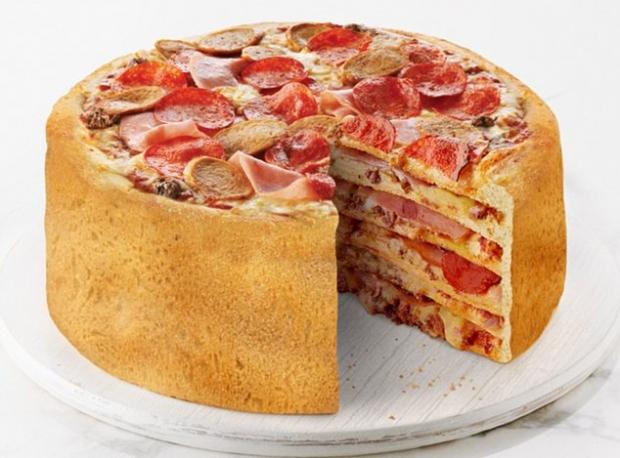 İşte Dünyanın İlk Pizza Pastası