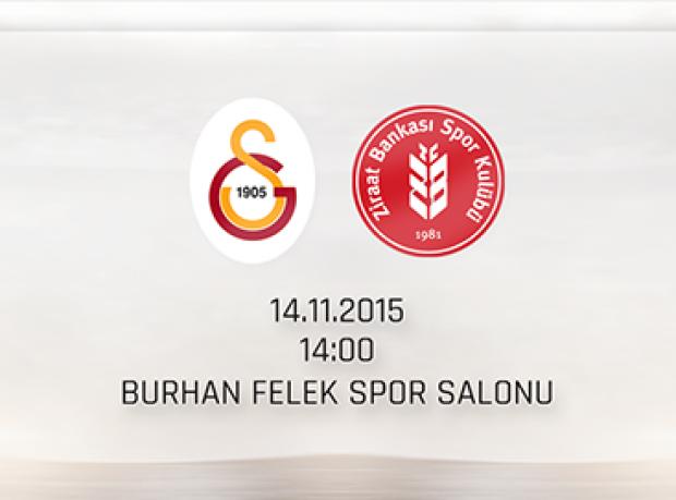 GALATASARAY HDI SİGORTA, ZİRAAT BANKASI'NI AĞIRLIYOR