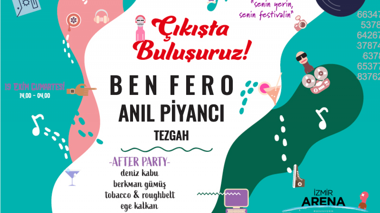ÇIKIŞTA BULUŞURUZ FESTİVALİ 19 EKİM'E İZMİR ARENA'DA!
